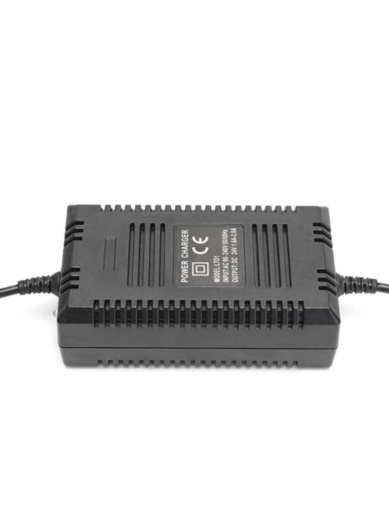 JAJEEK New 24V 2A Power Charger for Electric Scooter - Three Port Inline Female Connector, Reliable Power Supply Adapter for Electric Scooters, Efficient Charging Solution - Image 3