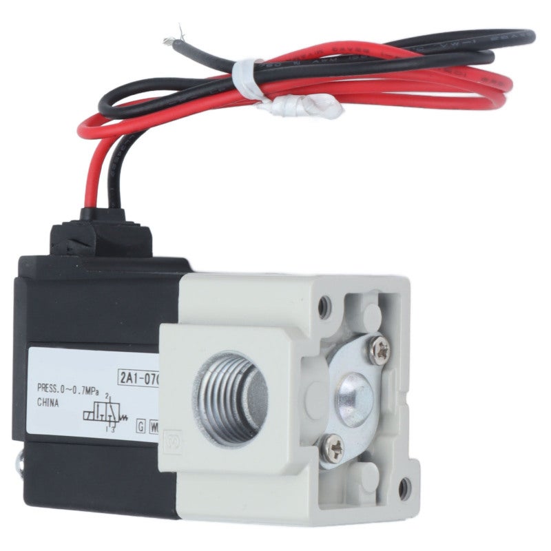 Pneumatic Solenoid Valve 2 Position 3 Way G1/4 Thread Copper Coil Premium Durable - No Air Leakage Aluminium Alloy Construction - No Stuck Working for Electronic Boost Control - Image 5
