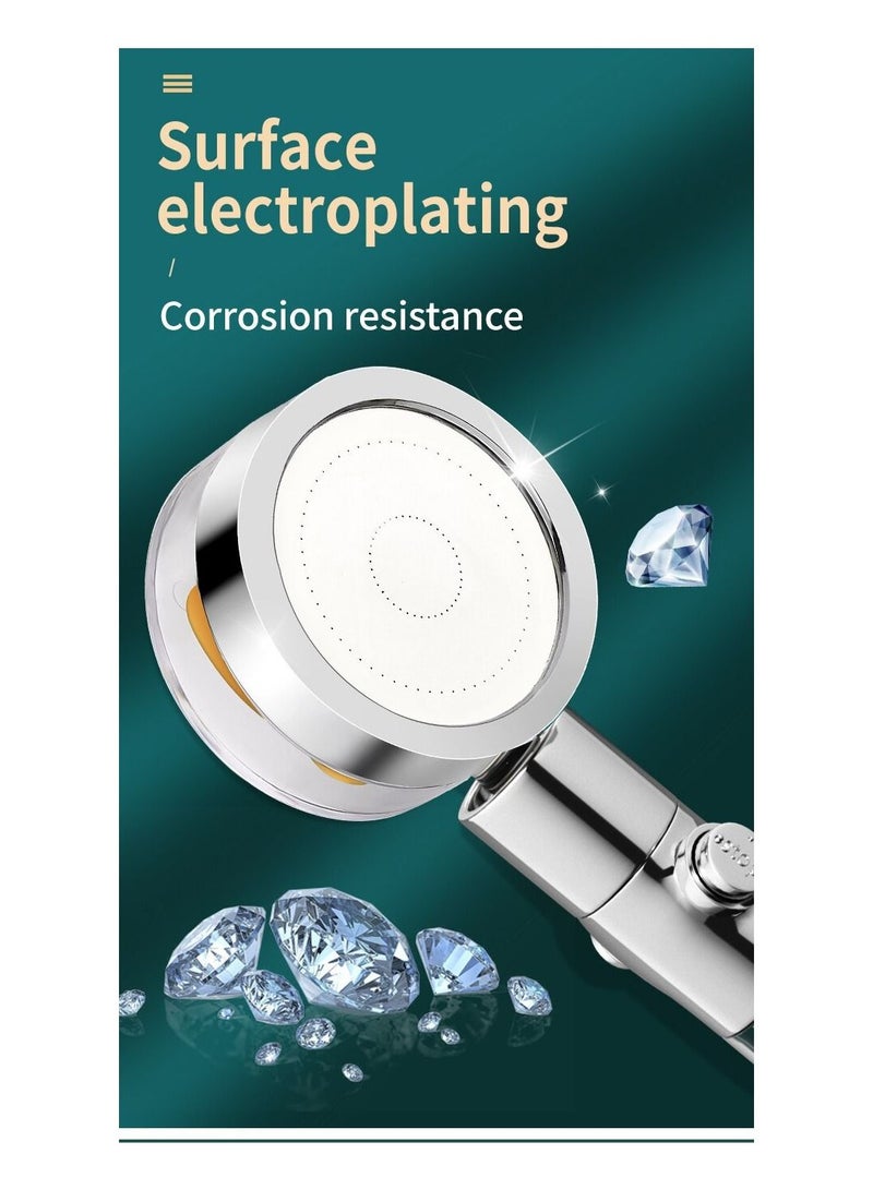 Propeller Filter Head Rainfall High Preassure Water Saving Bathroom Shower Accessary Pressurized Nozzle Universal Adaptation - Image 5