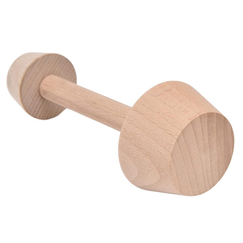 Clixera Wooden Tart Tamper Set Double Side Egg Tart Cake Bottom Mold Wooden Pastry Tamper Mini Tart Tamper Set Pack 1 - Image 1