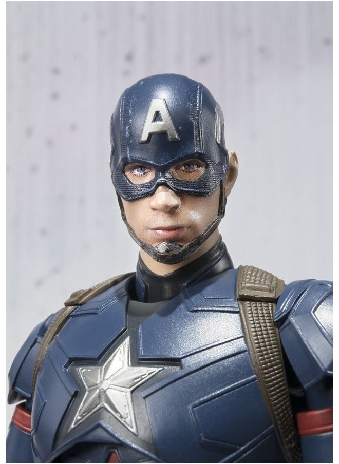 Bandai - S.H. Figuarts Civil War Captain America - Image 1