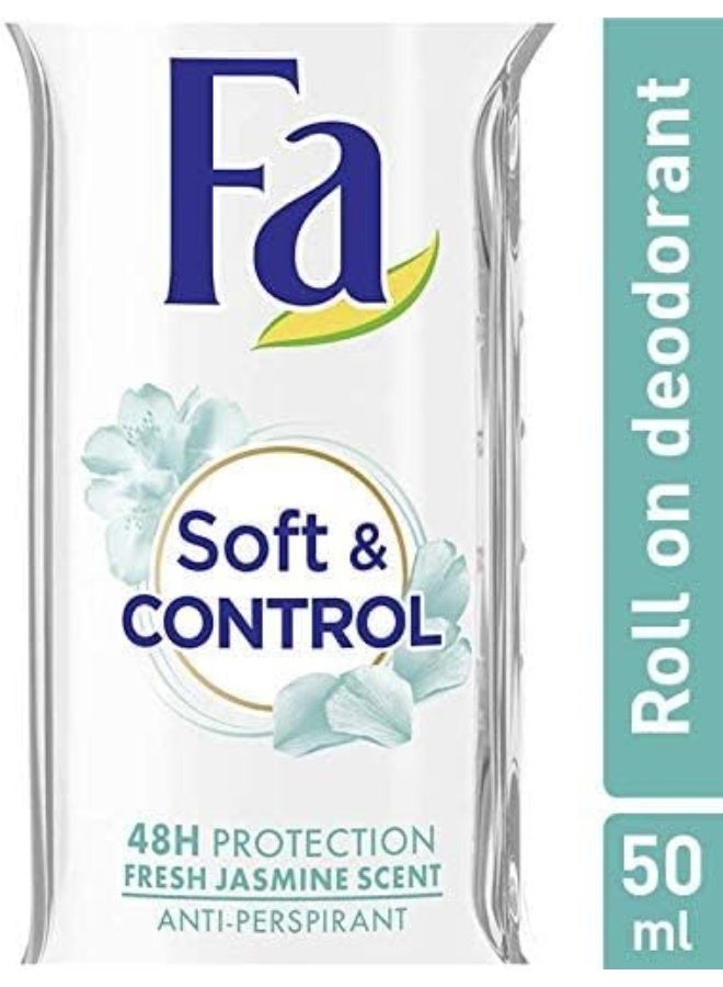 Fa مزيل العرق رول أون 50 مل ناعم و متحكم - Image 2