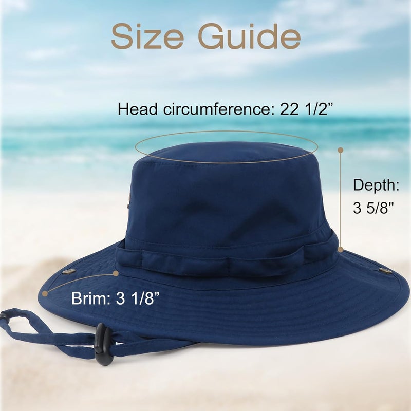 Phaiy Bucket Hat Wide Brim UV Protection Sun Hat Boonie Hats Fishing Hiking Safari Outdoor Hats for Men and Women - Image 5