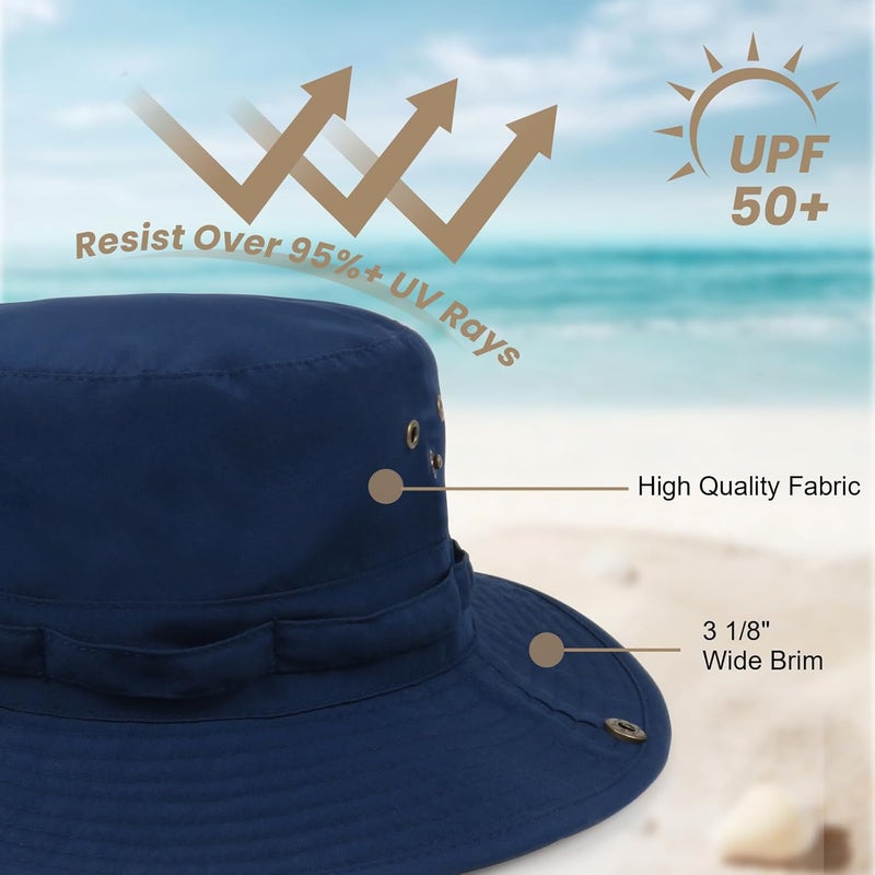 Phaiy Bucket Hat Wide Brim UV Protection Sun Hat Boonie Hats Fishing Hiking Safari Outdoor Hats for Men and Women - Image 2