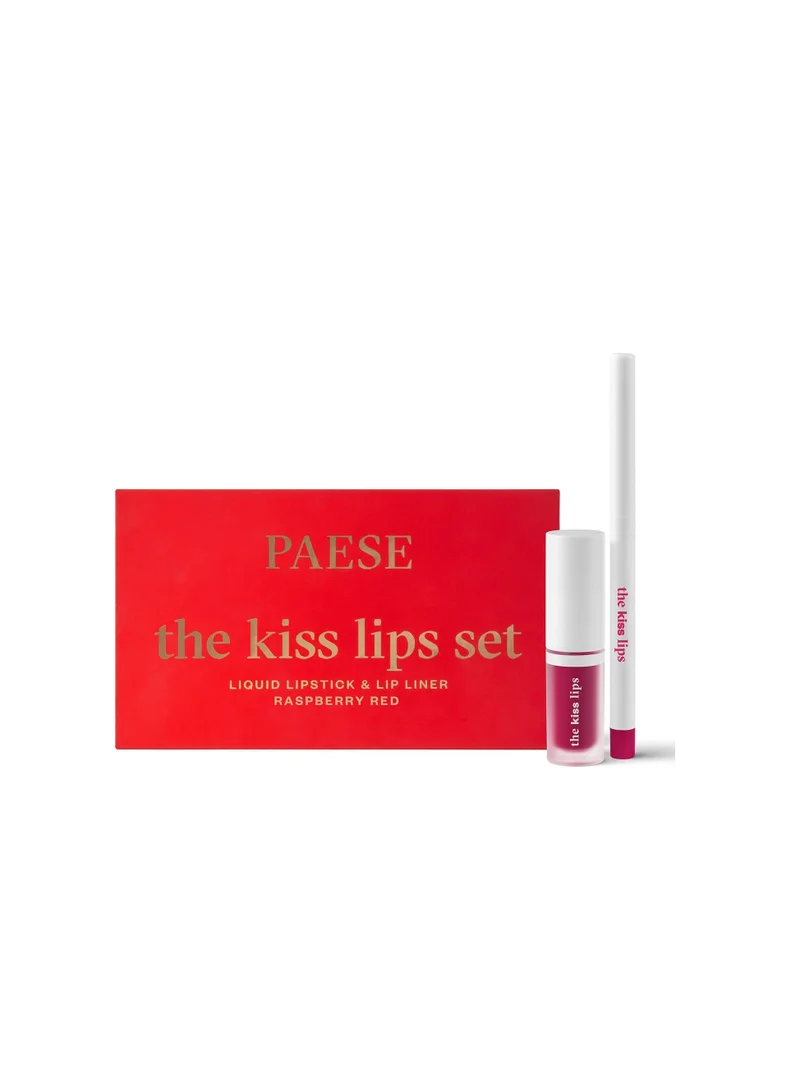 Paese PAESE The Kiss Lips Set - 05 RASPBERRY RED