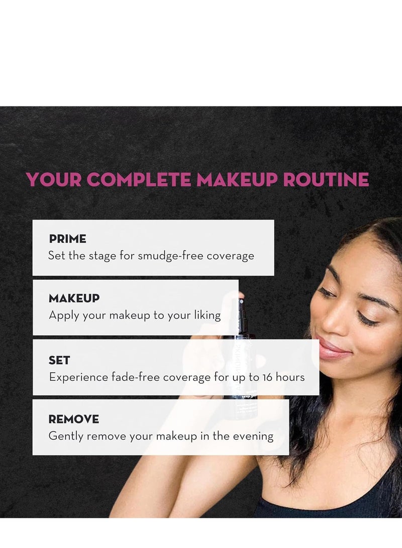 SKINDINAVIA Makeup Finishing Spray, Hydrating Setting Spray, Bridal Setting Spray, Matte, Long-Lasting Up to 16+ Hours, Heat-Resistant & Waterproof For Setting & Reviving Makeup  118ml - Image 4