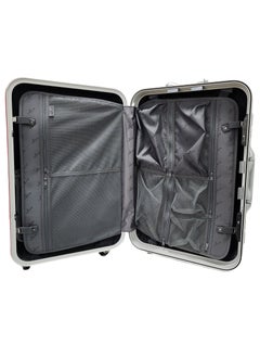 Track HardSide Suitcase Luggage Lightweight PC Material with 4-Wheel Spinner - 26 Inch Travel Luggage  - Image 4