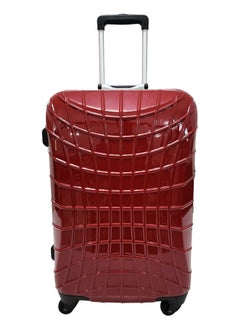 Track HardSide Suitcase Luggage Lightweight PC Material with 4-Wheel Spinner - 26 Inch Travel Luggage  - Image 3