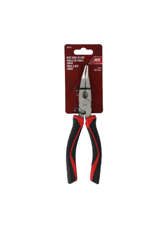 ACE TPR Grip Handle Bent Nose Plier Multicolour 20 cm XM18010353 - Image 2