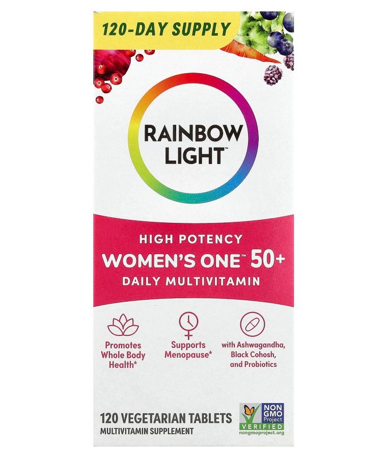 Women's One™ 50+ Daily Multivitamin High Potency 120 Vegetarian Tablets