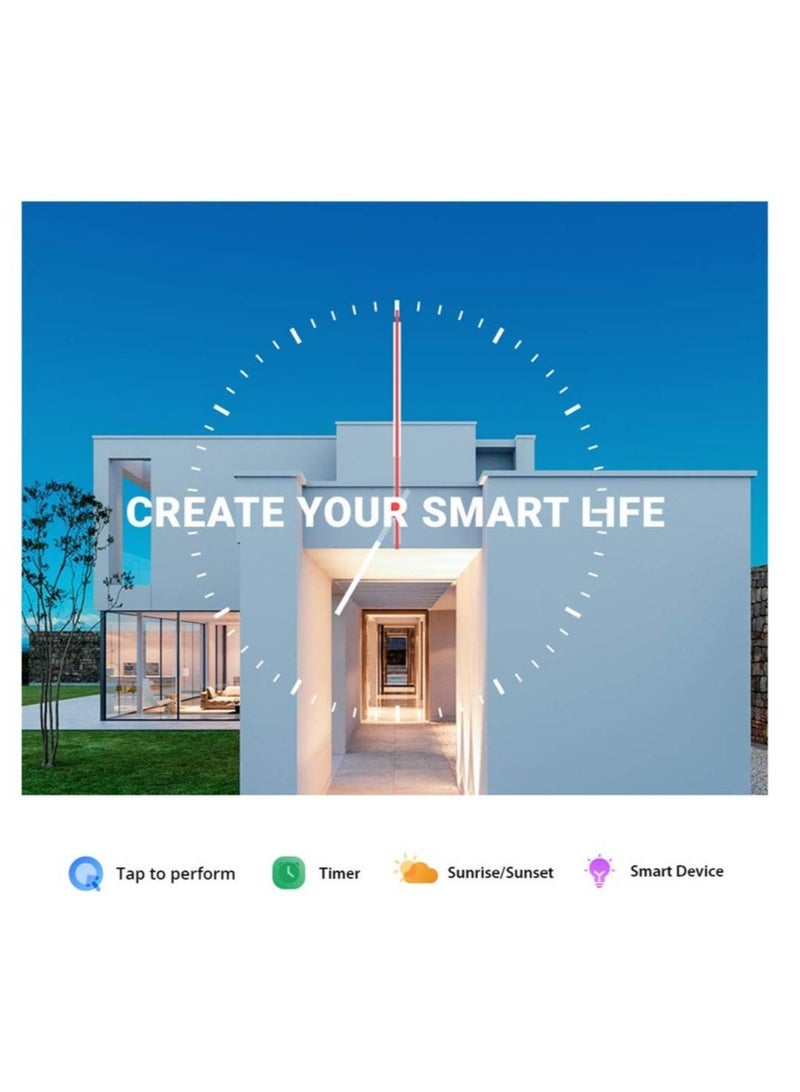 Captaintech Smart WiFi Wireless Relay Switch Module, Smart WiFi Wireless Light Switch, 10A Smart Wifi Remote Controlc Wireless  Switch, Compatible with Alexa, Google Home Assistant, NEST, IFTTT (2 Pcs) - Image 2