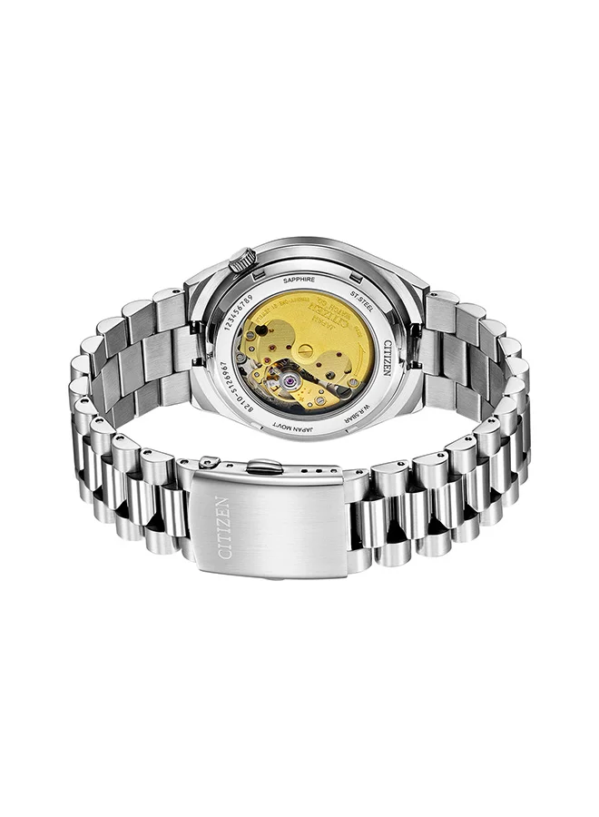 CITIZEN Men's Stainless Steel Strap Mechanical Men Watch NJ0151-53W - 40 mm