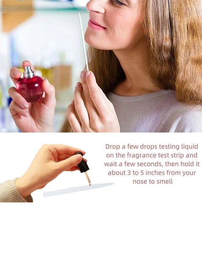 200 قطعة من شرائط اختبار العطور، شرائط اختبار رائحة ورق اختبار العطور - Image 3