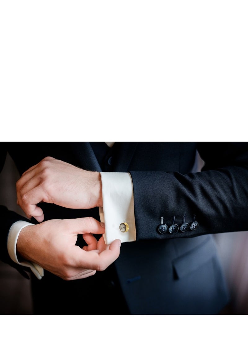 JADWAR Decorative patterned cufflinks - Image 3