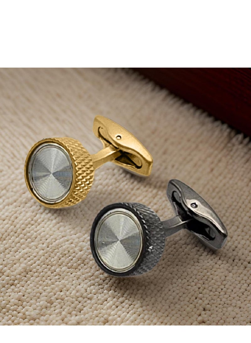 JADWAR Decorative patterned cufflinks - Image 5