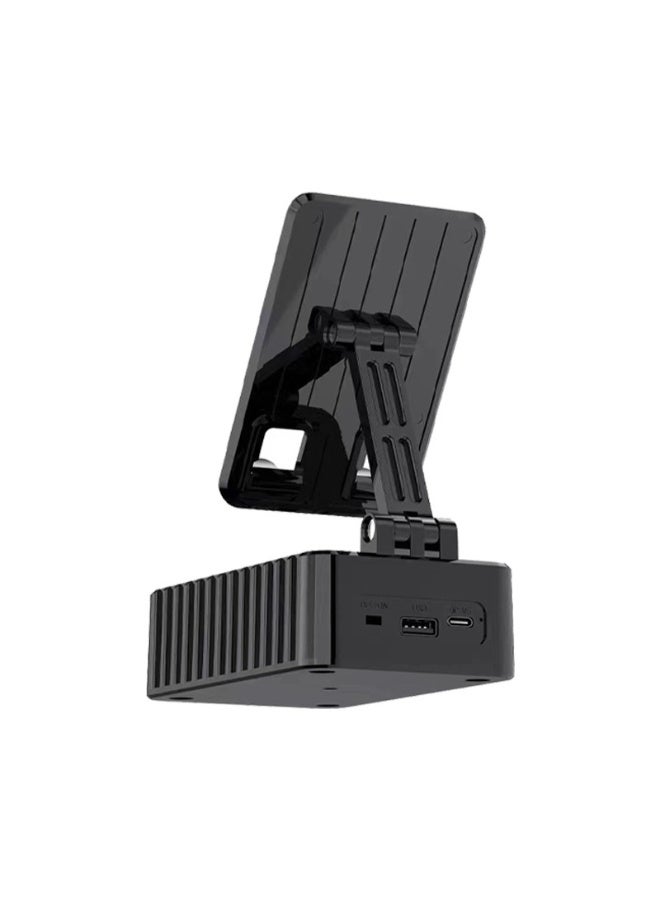 NIBEMINENT Mobile Phone Stand Bluetooth Speaker Subwoofer Outdoor Mini Home Desktop Folding Lazy Stand Speaker 2 In 1  - Image 3
