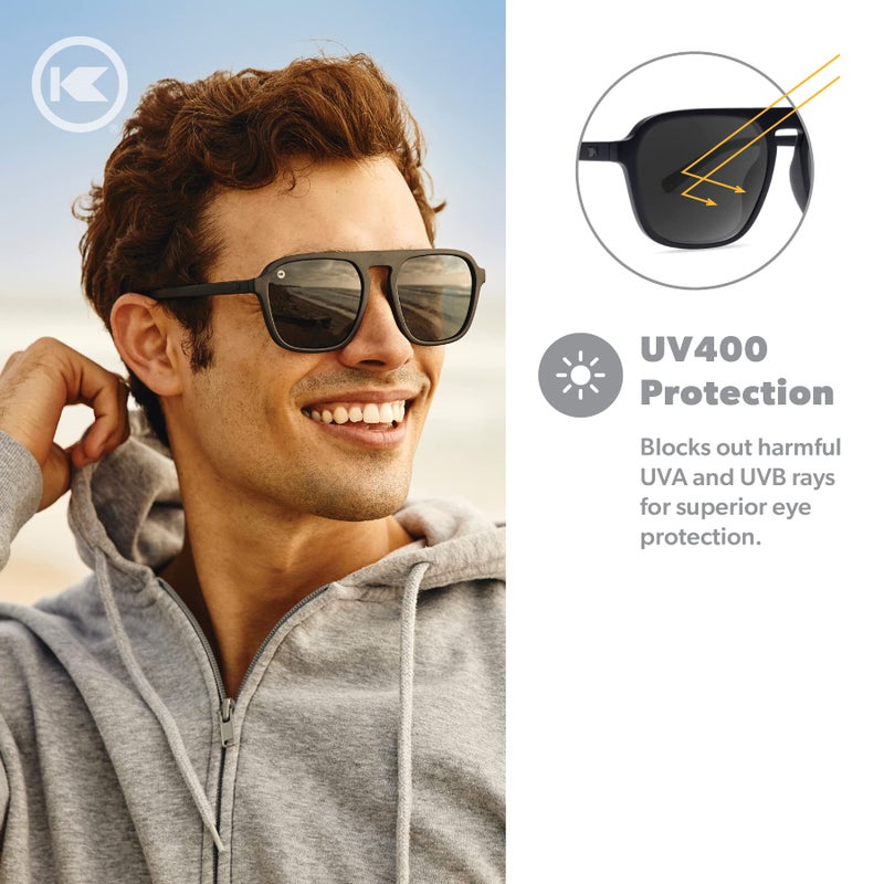 Knockaround Pacific Palisades Polarized Sunglasses for Men & Women - Retro Sunglasses - UV400 Protection - Image 4