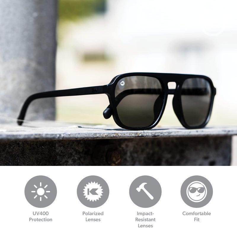 Knockaround Pacific Palisades Polarized Sunglasses for Men & Women - Retro Sunglasses - UV400 Protection - Image 3