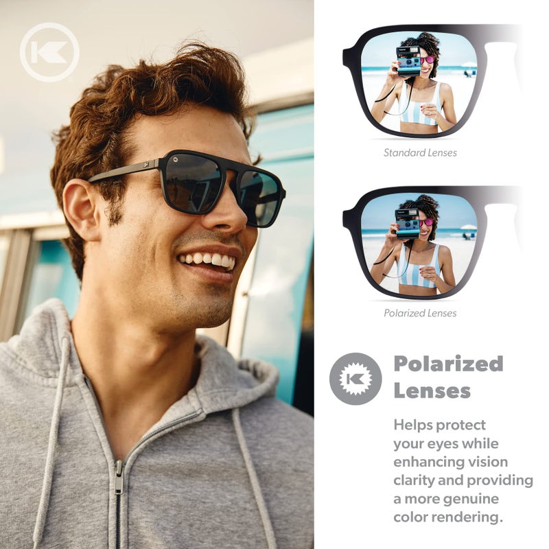Knockaround Pacific Palisades Polarized Sunglasses for Men & Women - Retro Sunglasses - UV400 Protection - Image 5