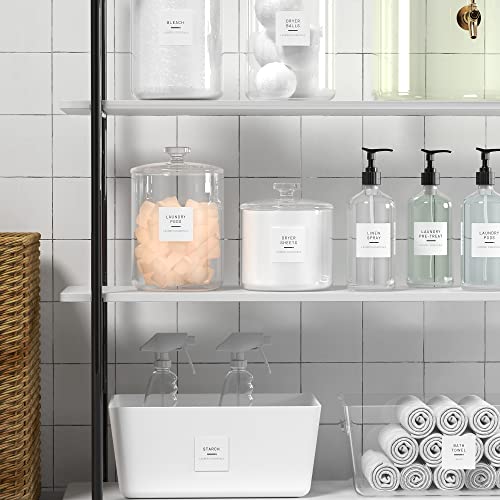 Neatsure 144 Minimalist Laundry Labels for Organizing, Preprinted Stickers Booklet for Jars, Containers and Storage Bins, Cleaning Labels for Laundry Room Organization… - Image 4