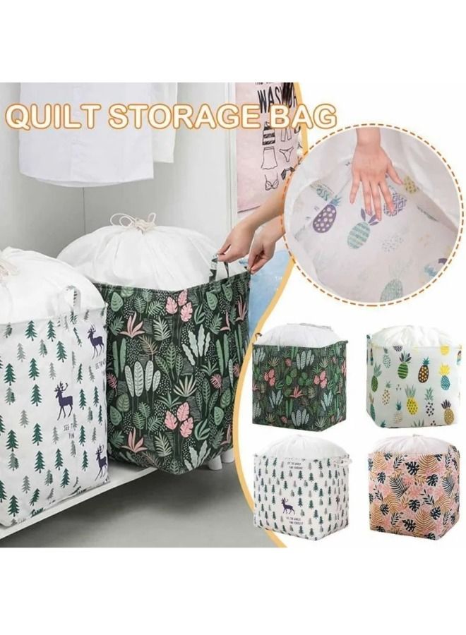 منظم غسيل برباط متعدد الوظائف قابل للطي لغسيل الملابس المنزلية وسلة الألعاب 50 لتر (لون عشوائي) - Image 3