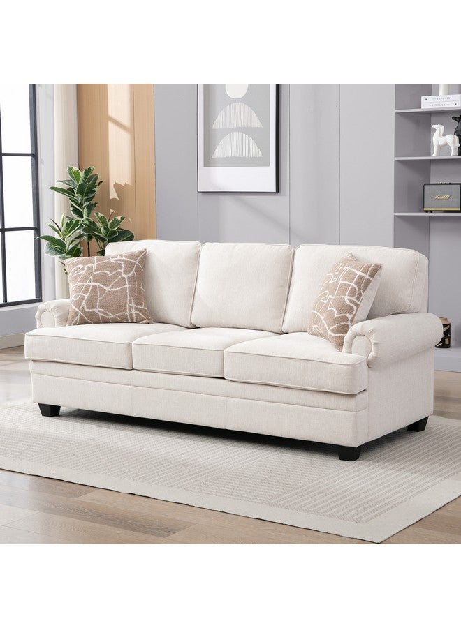 Home Box Ashton NXT 3-Seater Fabric Sofa with 2 Cushions 88 x 96 x 212 cm - Image 1