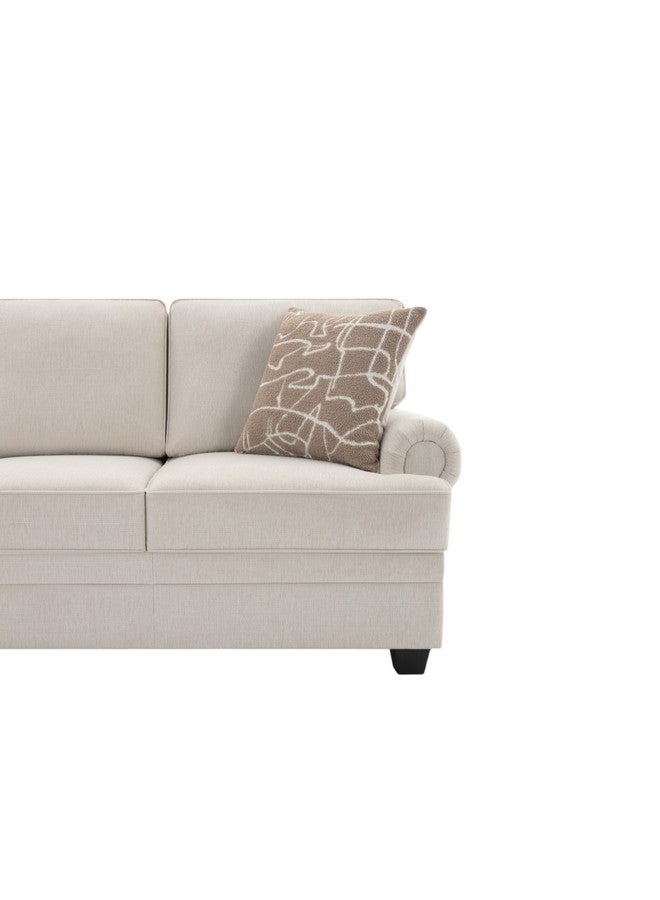 Home Box Ashton NXT 3-Seater Fabric Sofa with 2 Cushions 88 x 96 x 212 cm - Image 5