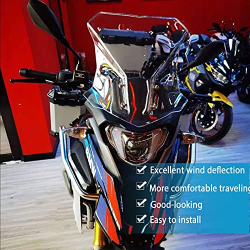 Midimttop Motorcycle WindScreen Windshield Windproof Protector Flyscreen Pare-brise Shield Screen compatible with G310GS G 310GS G 310 GS Accessories 2017 2018 2019 2020 2021 2022 2023 2024(Clear) - Image 4