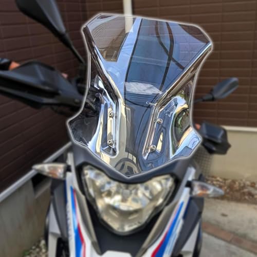 Midimttop Motorcycle WindScreen Windshield Windproof Protector Flyscreen Pare-brise Shield Screen compatible with G310GS G 310GS G 310 GS Accessories 2017 2018 2019 2020 2021 2022 2023 2024(Clear) - Image 1