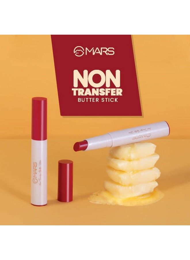 Mars أحمر شفاه غير لامع غير قابل للتغيير بتركيبة زبدة ناعمة؛ يدوم حتى 12 ساعة؛ مقاوم للتلطخ ومقاوم للماء للنساء (3.5 جم) (24First Date) - Image 4