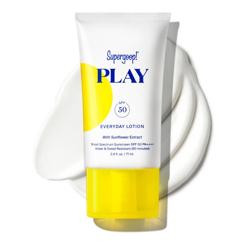 Supergoop! PLAY Everyday Lotion SPF 50 - Broad Spectrum Body & Face Sunscreen for Sensitive Skin - Great for Active Days - Fast Absorbing, Water & Sweat Resistant - 2.4 fl oz - Image 1