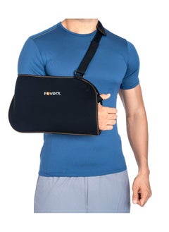 FOVERA Arm Pouch Sling (Baggy), Shoulder Support for Fracture, Immobilization, Prevents Shoulder Dislocation, Skin Friendly & Breathable Material (Size - L)