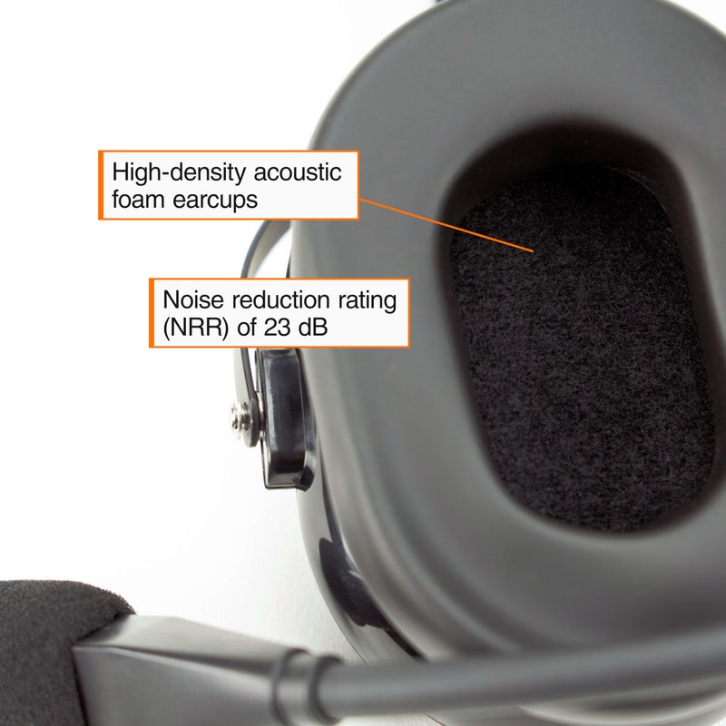 ASA AirClassics HS-1A Pilot Headset Durability - 23 dB Noise Reduction - Noise-Canceling Mic - Stereo/Mono - Gold-Plated Plugs Essential Aviation Headset - General Aviation Headsets for Pilots - Image 2