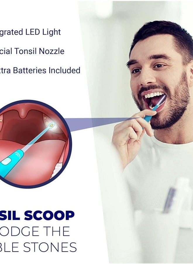 ORAVIX - Tonsil Stone Removal Kit - Tonsil Stone Remover - Tonsillolith Remover Tool - Tonsil Cleaner - Fight Bad Breath - Tonsil Stone Removal Tool - Oral Irrigator - Tongue Scraper - 7 Pieces - Image 1