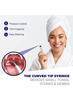 ORAVIX Tonsil Stone Removal Kit - Tonsil Stone Remover - Tonsillolith Remover Tool - Tonsil Cleaner - Fight Bad Breath - Tonsil Stone Removal Tool - Oral Irrigator - Tongue Scraper - 7 Pieces  - Image 5