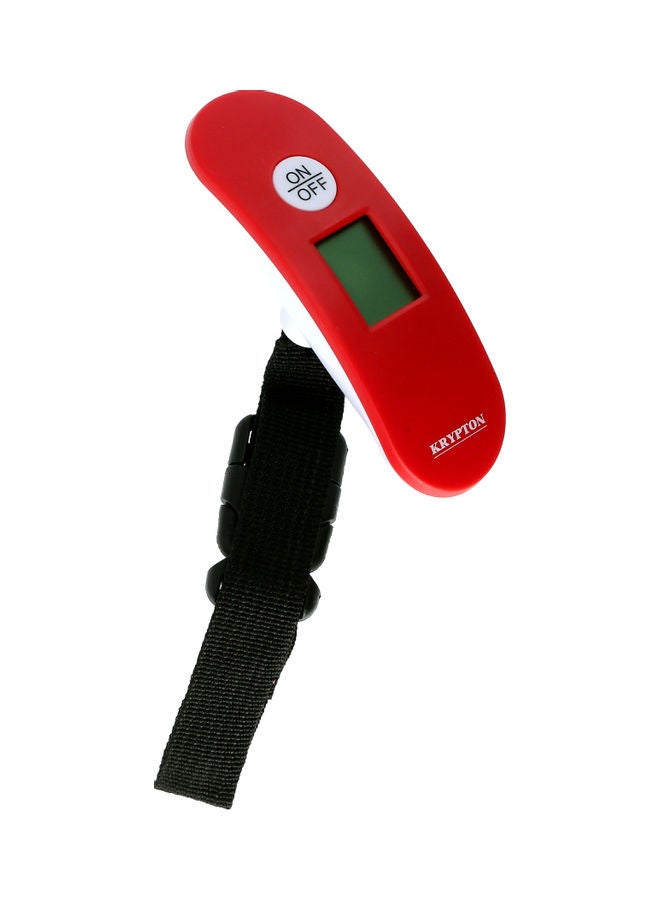 KRYPTON LCD Display Luggage Scale Red/White/Black - Image 1