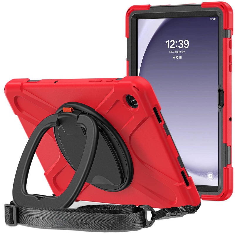 DGG Red iPad Case Compatible with Multiple iPad Models with Pencil Holder - Image 1