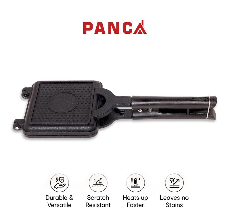 PANCA Non-Stick Jumbo Grill Gas Toaster Premium Big Bread Sandwich Maker Griller with Bakelite Handles (Magnum Toaster) - Image 3