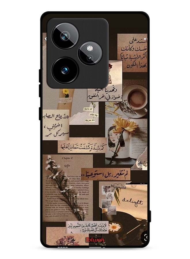 Tolwak Realme GT 7 5G Protective Case Cover Arabic Quotes Vintage