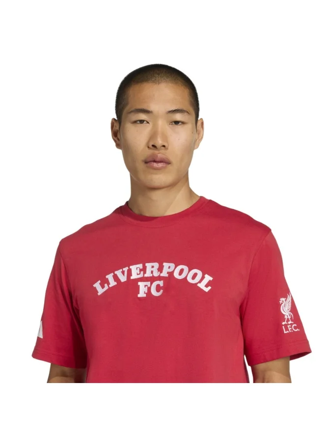 Adidas Lfc Us Tee M Red Football/Soccer T-Shirts For Men