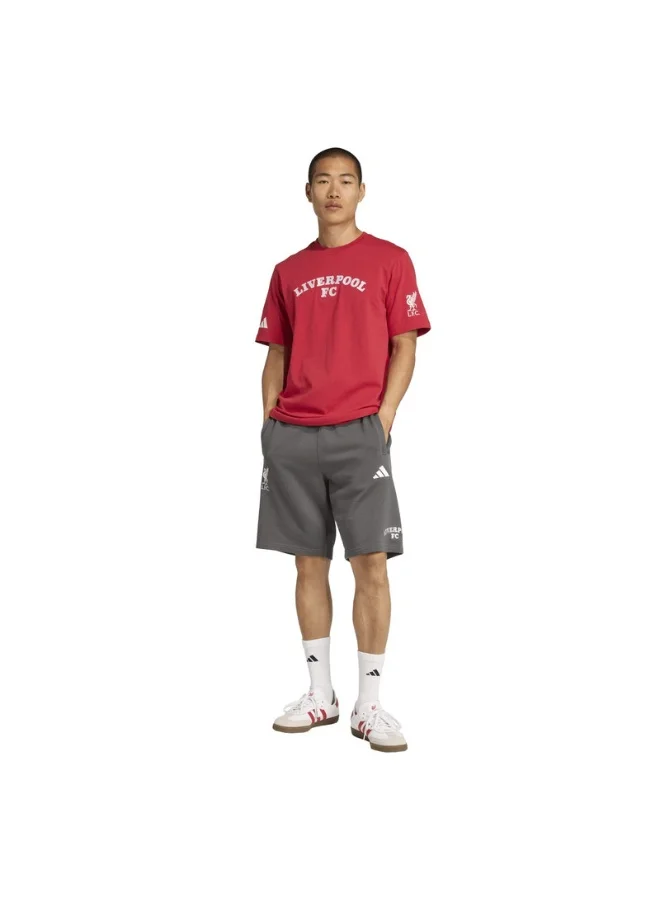 Adidas Lfc Us Tee M Red Football/Soccer T-Shirts For Men