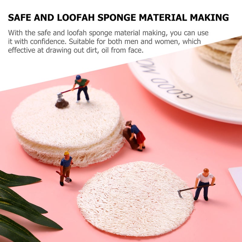 80 pcs Loofah Oil Absorbing Sheets Oil Blotting Pad Skin Care Paper Oil Control Tissues - Image 5