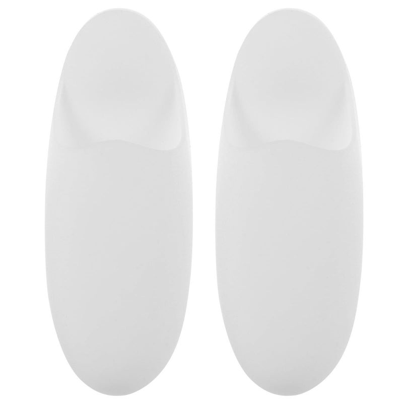Wall Mounted Toothbrush Holder With Toothpaste Shelf White 2 Pack Bathroom Storage Organizer Space Saving Design - Image 2