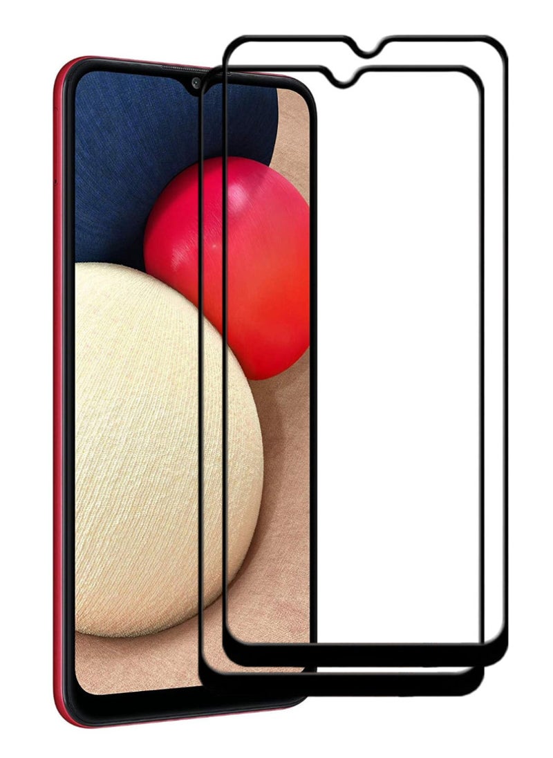 ACLIX 2 Pieces Antistatic ESD Dustproof Premium Quality High Definition Tempered Glass Screen Protector Designed For Samsung Galaxy A02s - Image 1