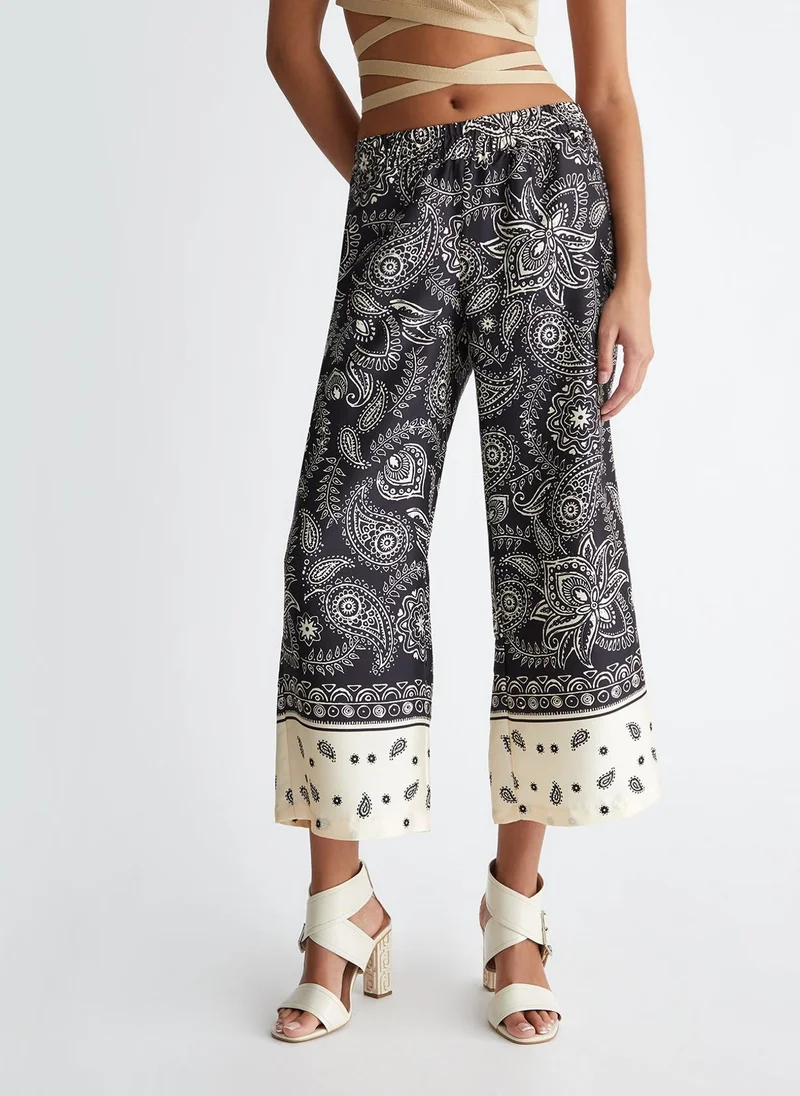 Liu Jo Printed satin trousers