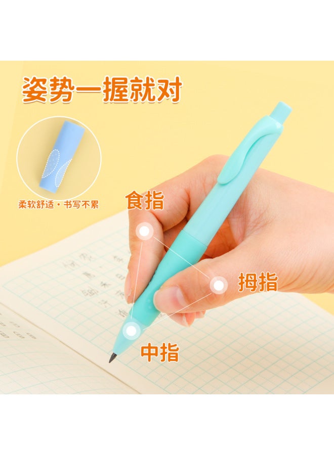 HELPS Positive Posture Pencil For Primary School Students 2.0mm Continuous Core Stationery For Kidsren To Practice Calligraphy Soft Grip Special Automatic Pencil - Image 2