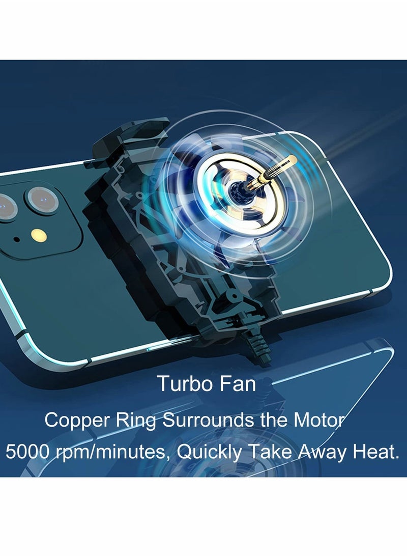 KASTWAVE Phone Cooler, Cellphone Radiator with Dual Semi-Conductor Cooling Chip, Suitable for All Types Cellphone from 4.5 to 7 Inches for Tiktok Live Streaming, Outdoor Vlog, Mobile Gaming  - Image 4
