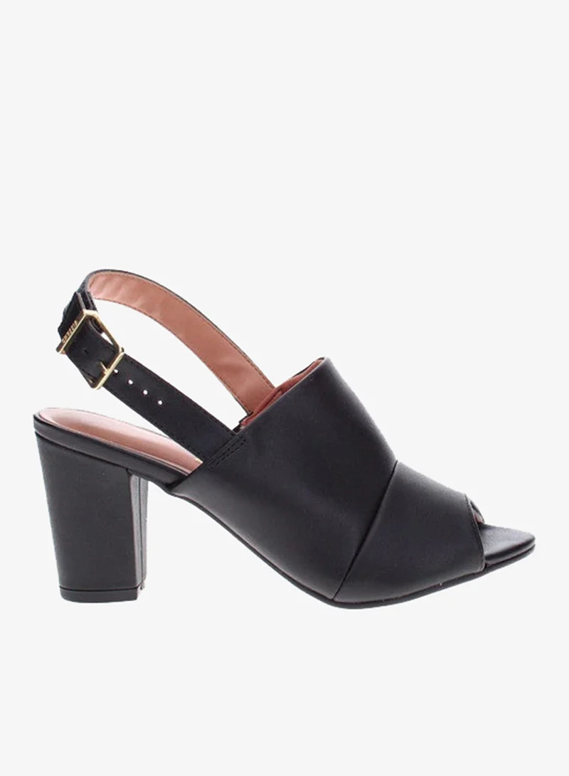 فيزانو صنادل بكعب متوسط للنساء - صنادل بكعب مفتوح من الخلف للبنات مع رباط للكاحل