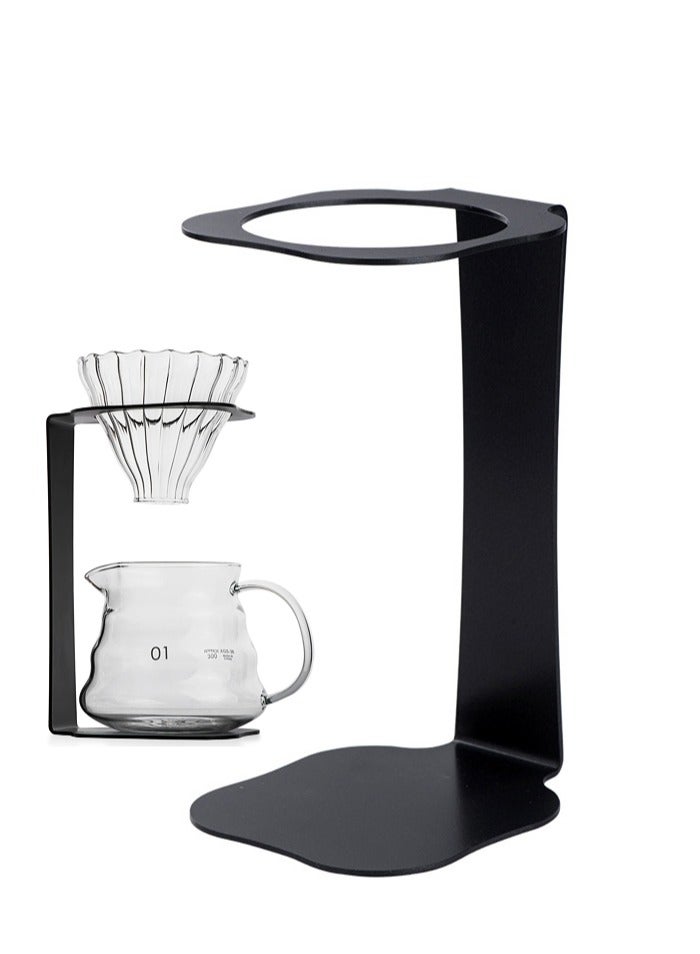 Bincoo Professional Metal Pour Over Coffee Stand Holder Portable Dripper Brewing Holder for Home & Commercial Use, Compatible with Most Cones & Servers Ramadan - Image 1