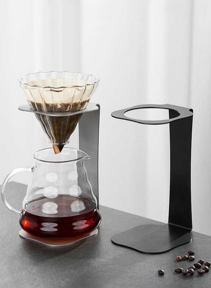 Bincoo Professional Metal Pour Over Coffee Stand Holder Portable Dripper Brewing Holder for Home & Commercial Use, Compatible with Most Cones & Servers - Image 2